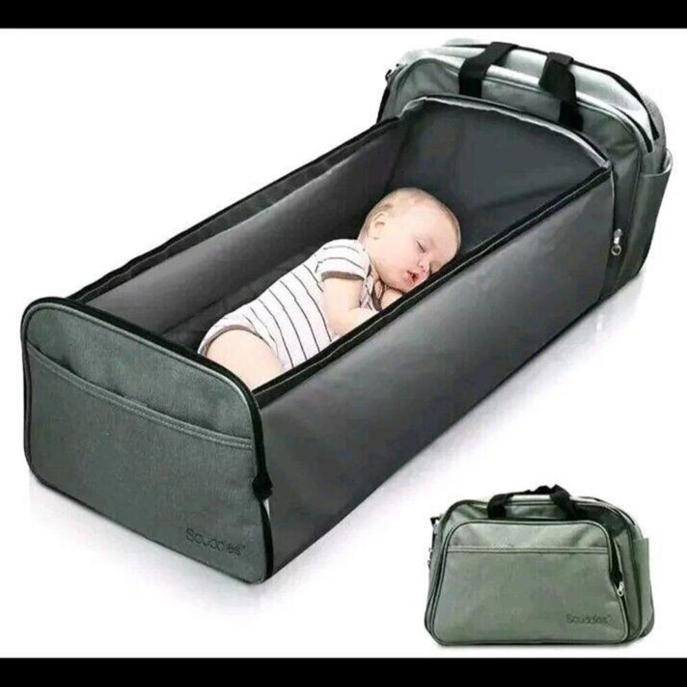 3-1 Portable Bassinet for Baby Diaper Bag/Changing Station All in 1 -Easy Travel